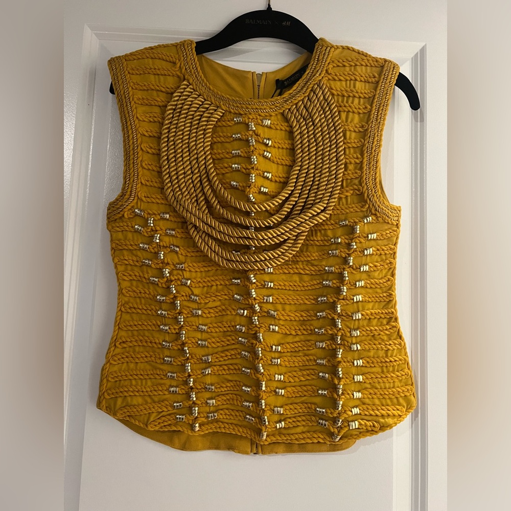 NWT Balmain x H&M special edition top